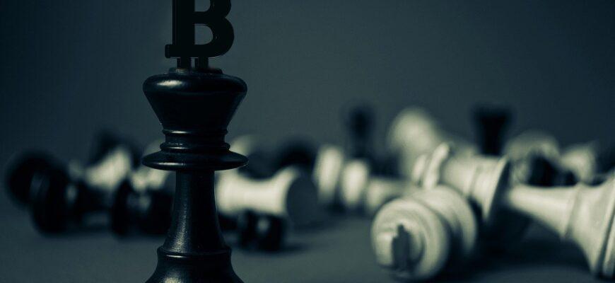 bitcoin, chess, king