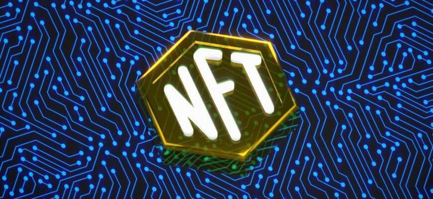 a logo with a blue background